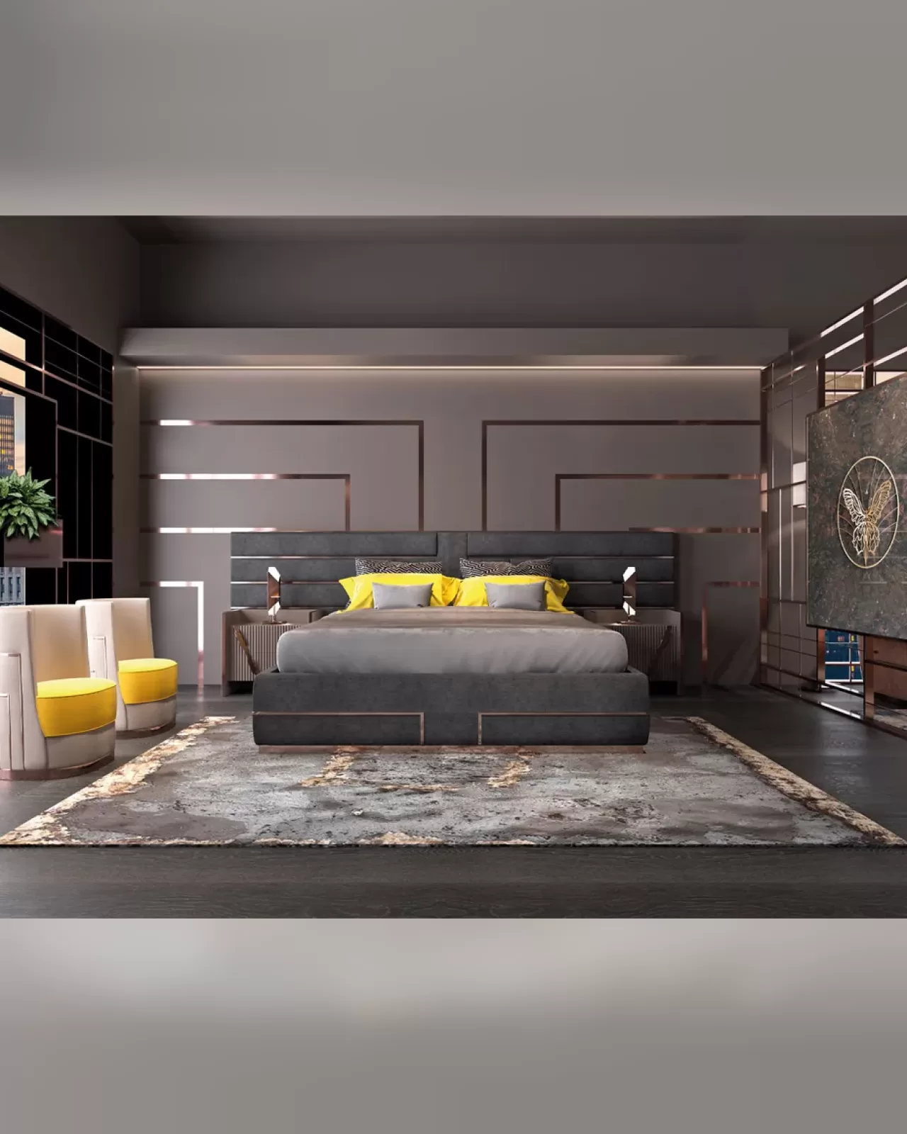 Mochi Bed by Epoque, luxury bedroom furniture