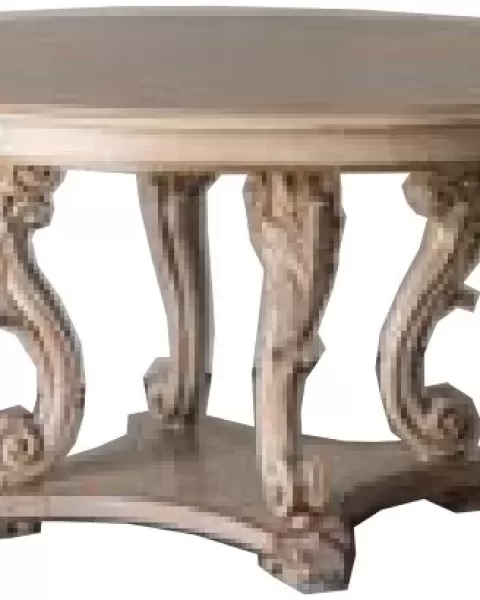 Gran Guardia Round Table with Carved Legs, Francesco Pasi dining table