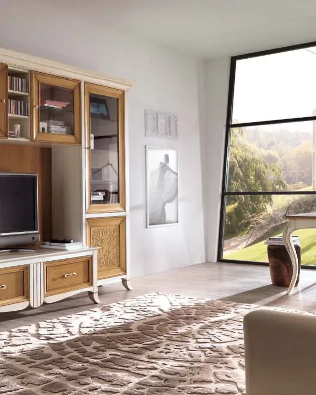New Deco Equipped Wall with Natural Panels by Francesco Pasi, New Deco collection
