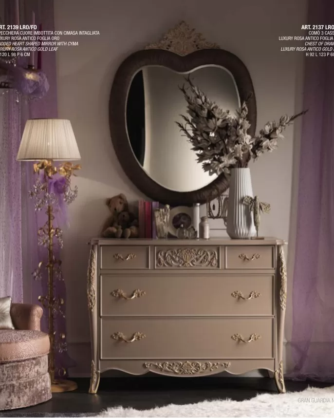Gran Guardia Chest of Drawers, 3 Drawers, Francesco Pasi classic bedroom