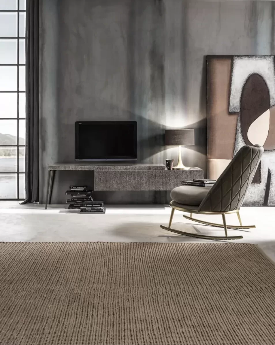 Aurora Rocking Chair by Cantori, a luxury rocking chair in iron and wood