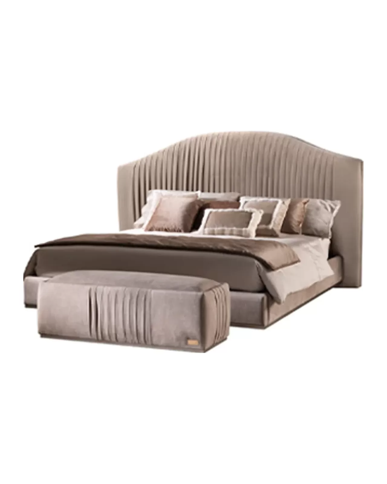 Cobalto Bed, upholstered bed from the Epoque Exence line