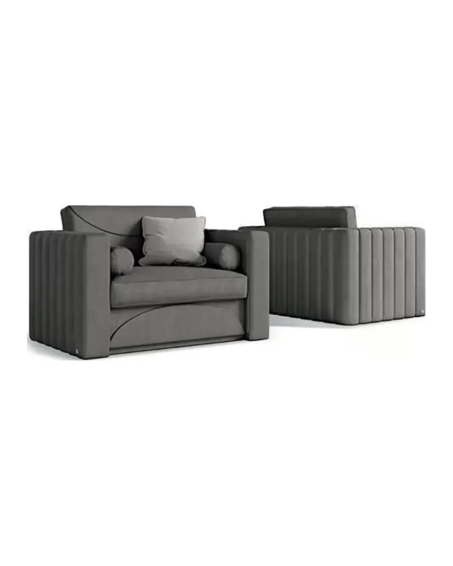 Ellipse Lounge Armchair by Francesco Pasi, armchair beside a home office desk
