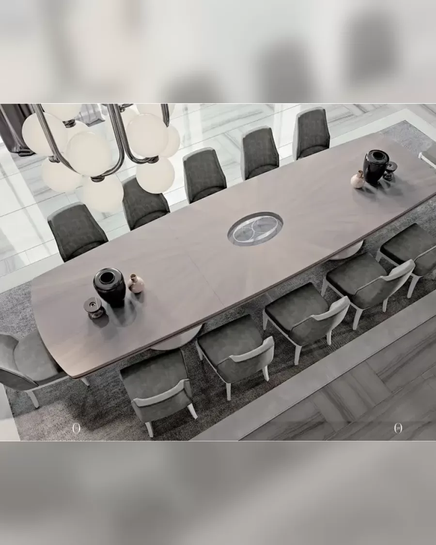 Ellipse Five-Metre Dining Table by Francesco Pasi, table for a dining table set