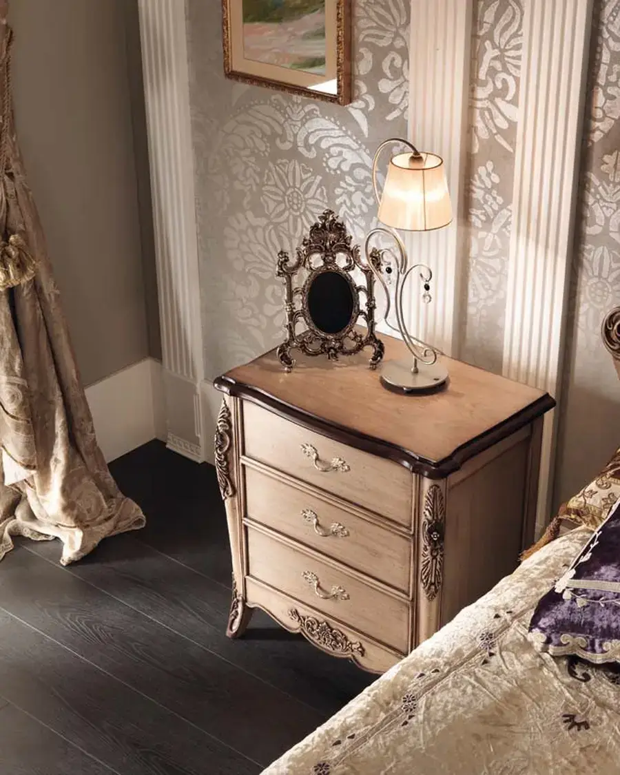 Gran Guardia Nightstand 2051, nightstand for a dresser and nightstand set
