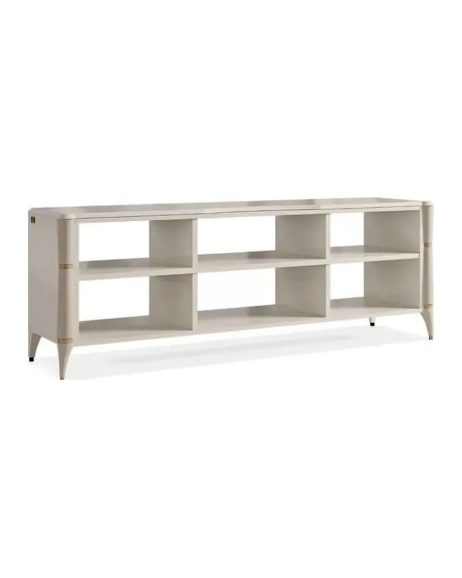 Ellipse Behind-Sofa Etagere by Francesco Pasi, Italian living room furniture