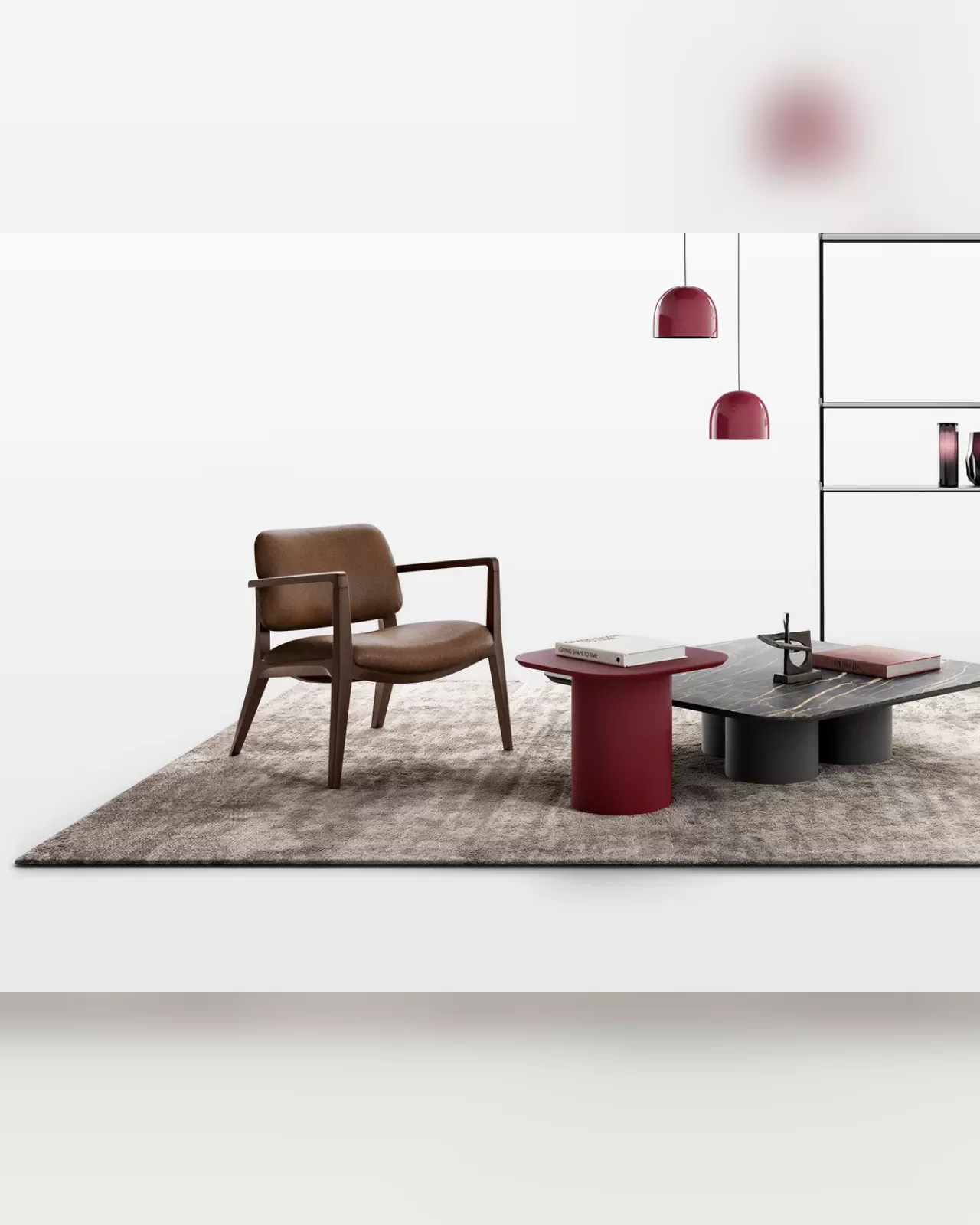 Hull Lounge Armchair by Dall'Agnese, Italian contemporary furniture