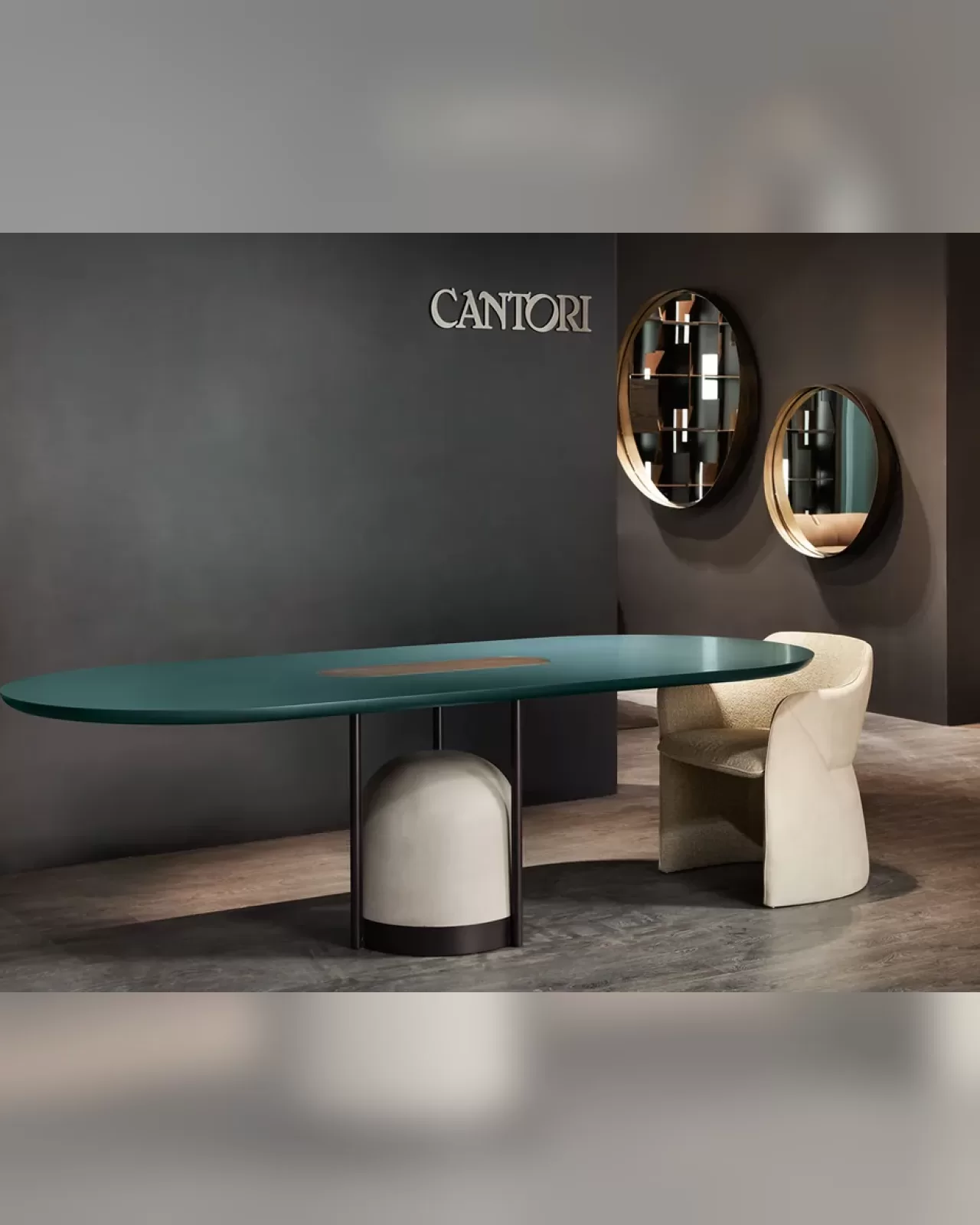Tavolo da pranzo Arcano di Cantori, tavolo da pranzo rotondo