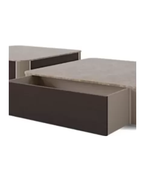 Icon Square Coffee Table by Francesco Pasi, to pair with a sofa made in Italy