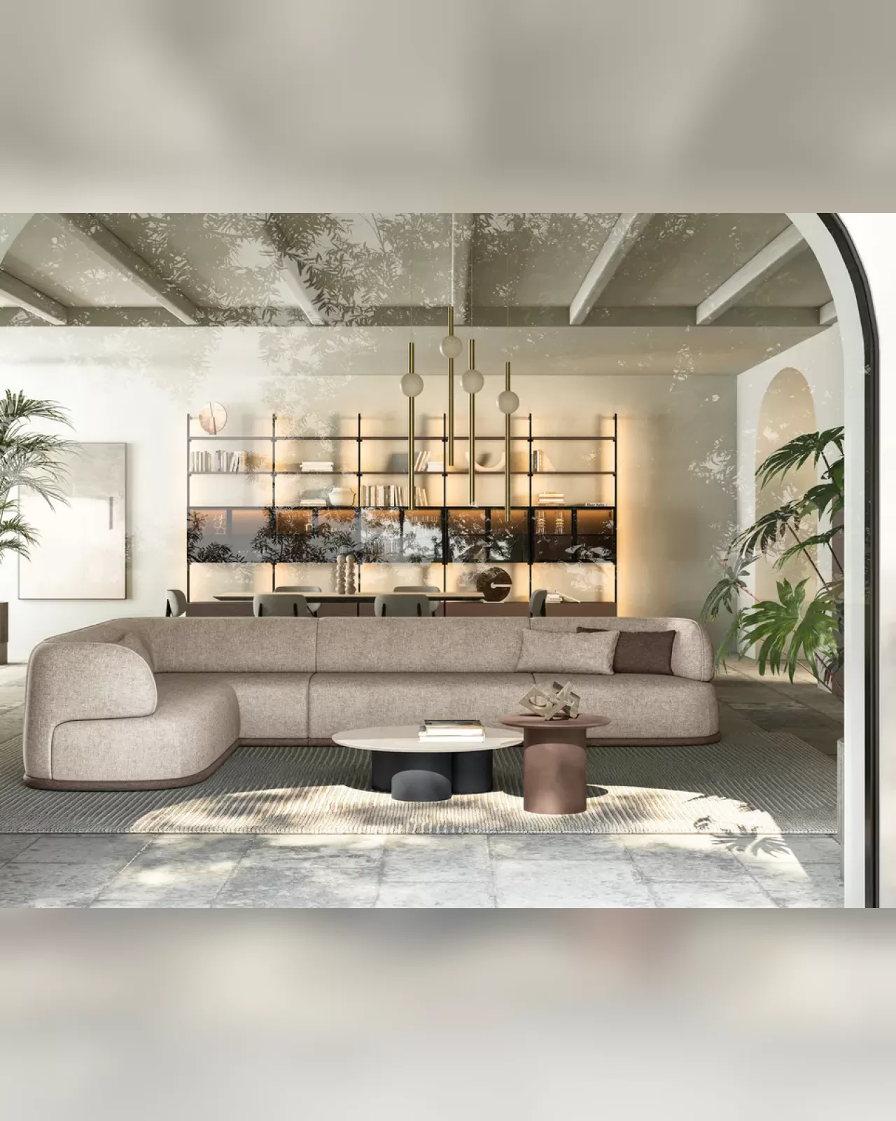 Inemuri Sofa by Dall'Agnese, Italian style sofa, made to order in Italy