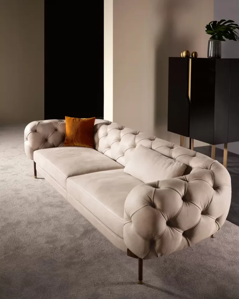 Atenae Sofa by Cantori, expensive sofa, made to order in Italy