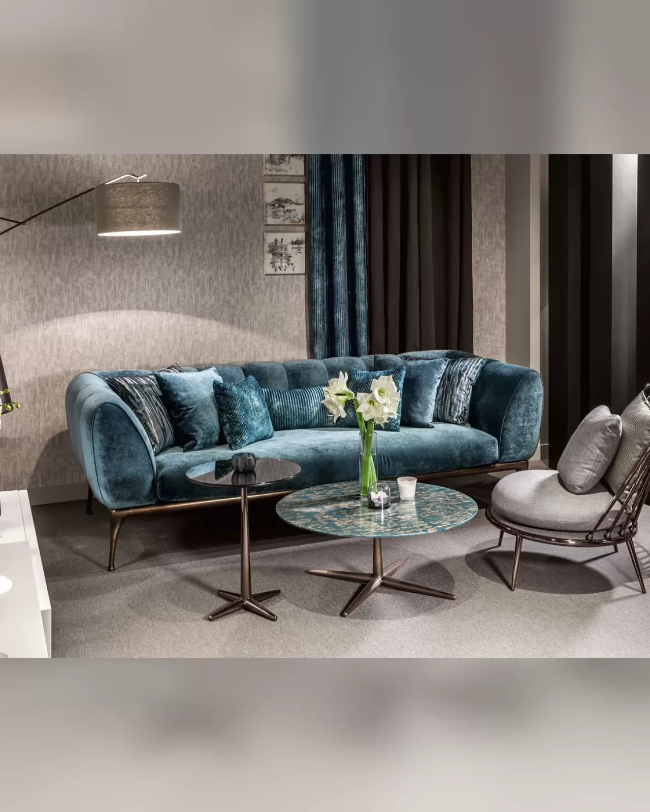 Iseo Sofa by Cantori, modern Italian sofa, made to order in Italy