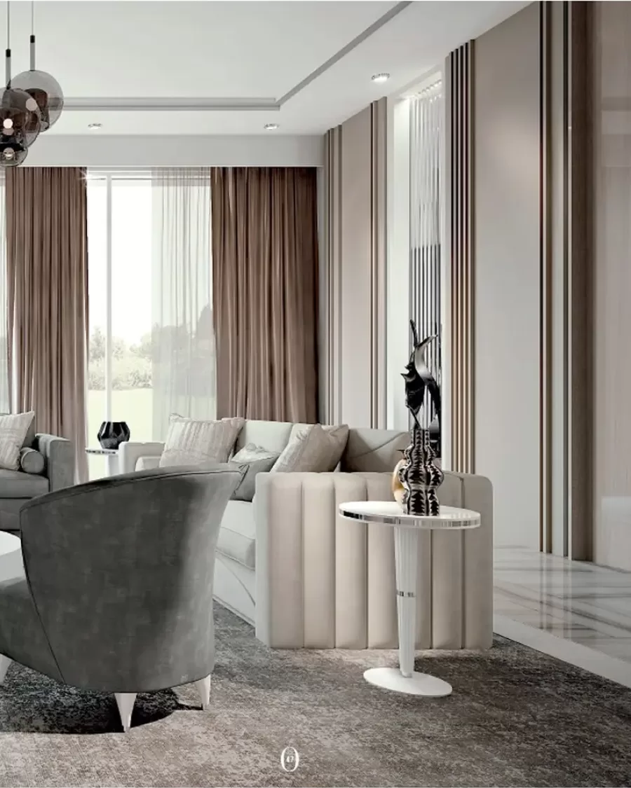 Ellipse Sofa with Straight Arms by Francesco Pasi, modern sofa