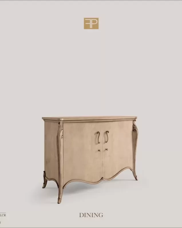 Opera Shaped Sideboard, luxury furnishing