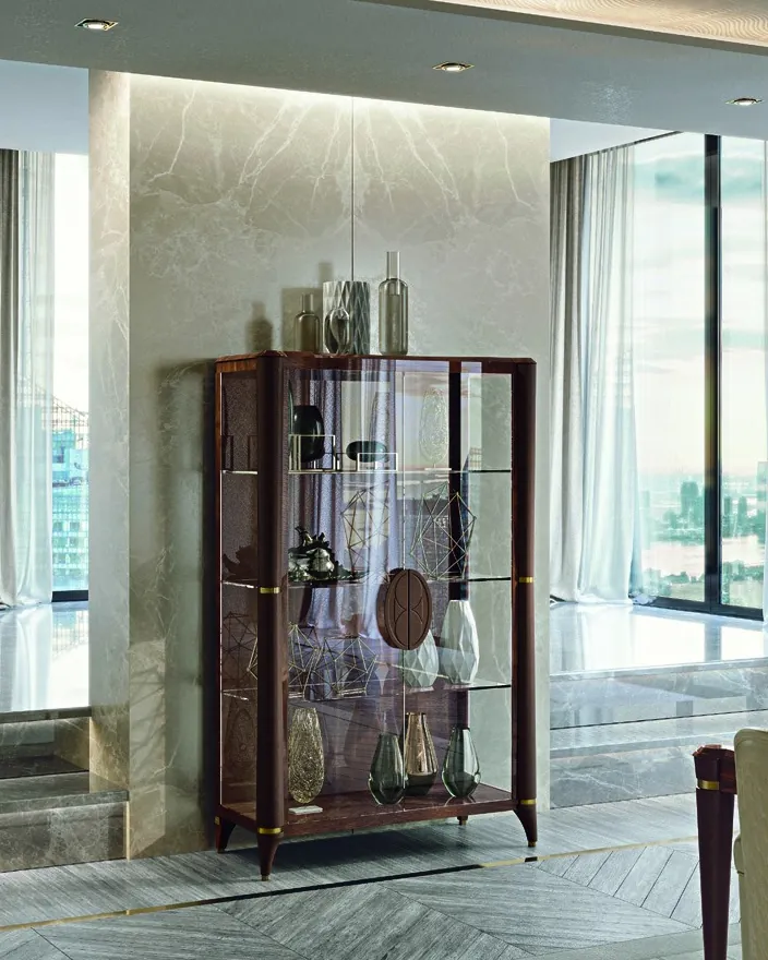 Ellipse Two-Door Glass Cabinet, image 3 of 4, Italian furniture by Francesco Pasi