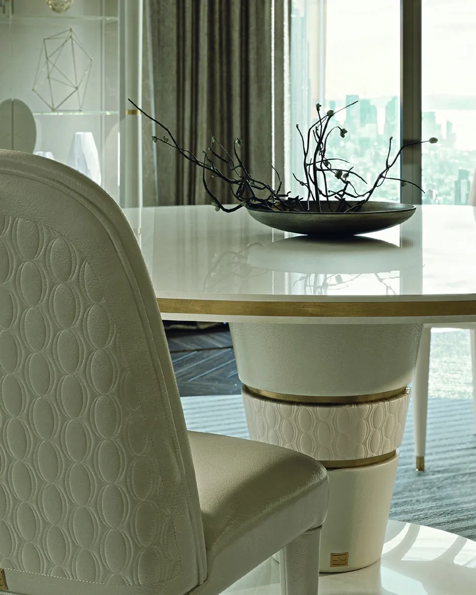 Ellipse Round Dining Table, Dining Room Furniture, by Francesco Pasi