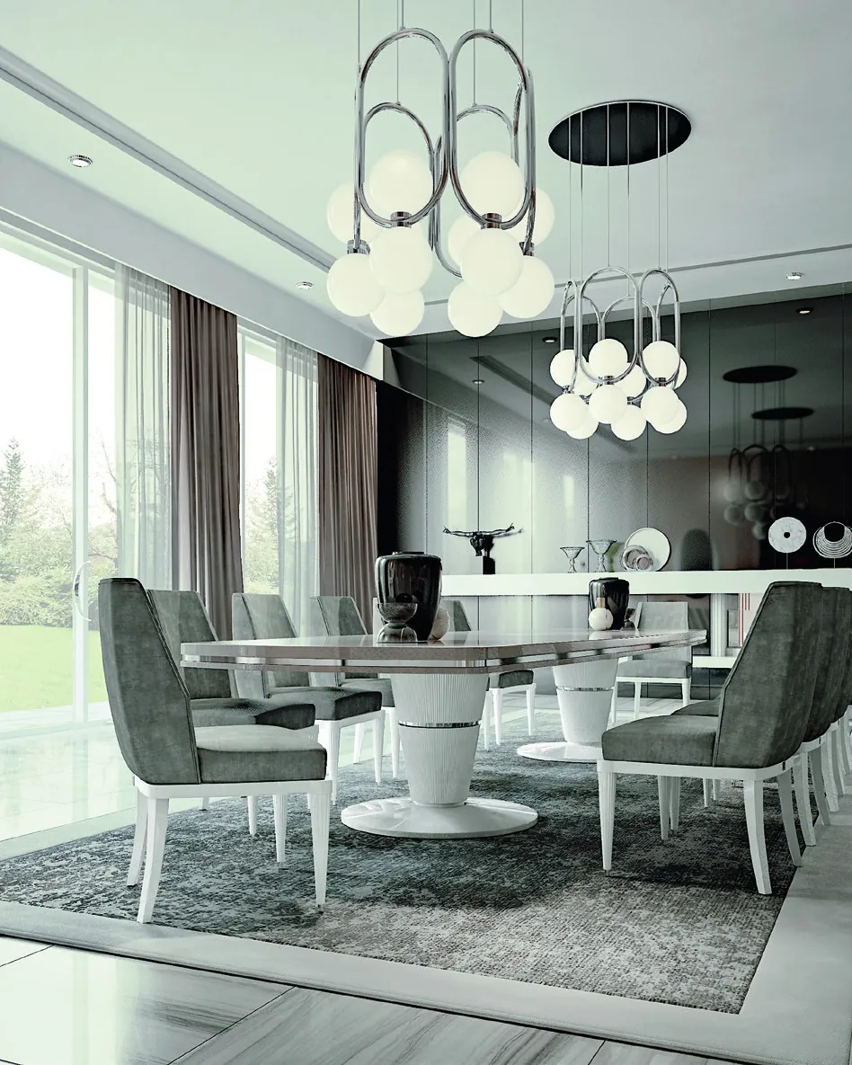 Ellipse Round Dining Table, image 2 of 3, by Francesco Pasi