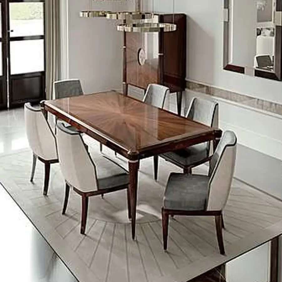 Ellipse Round Dining Table by Francesco Pasi, luxury dining table, made to order in Italy