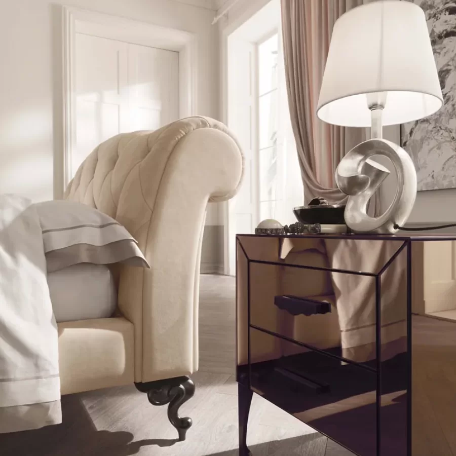 Adone Bedside Table by Cantori, Italian bedroom furniture