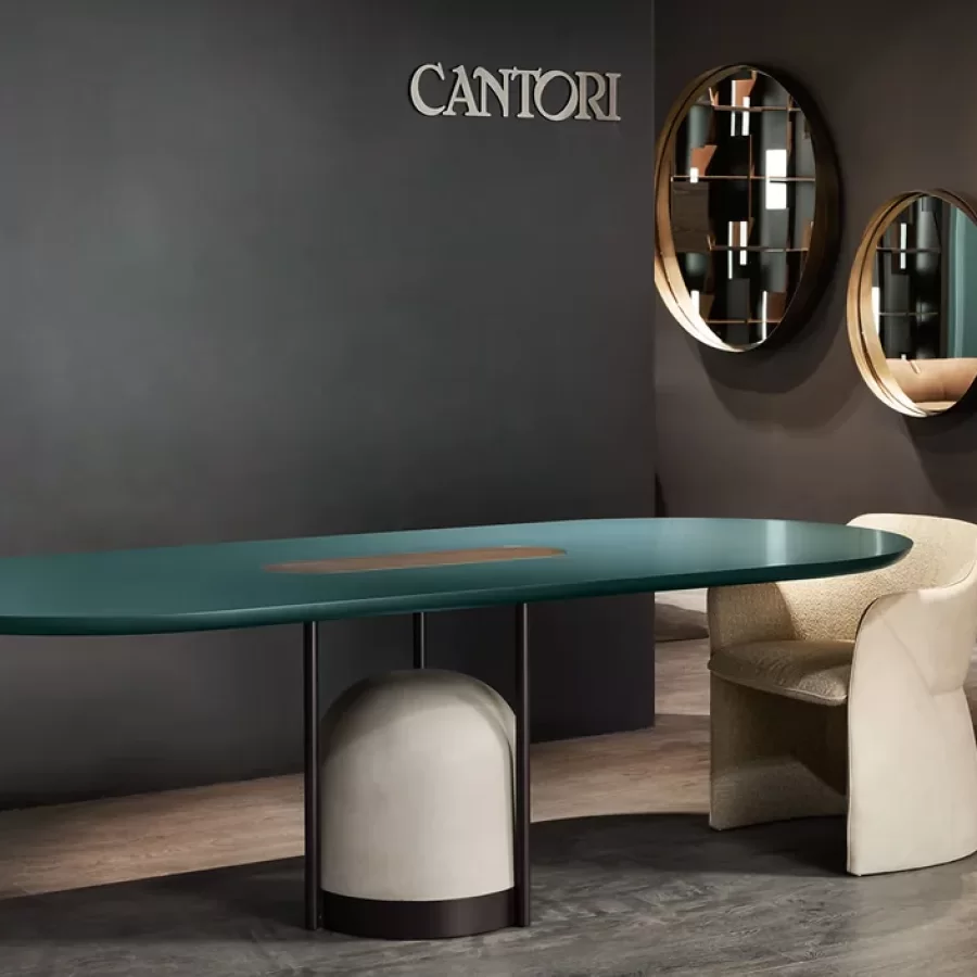 Arcano Dining Table by Cantori, contemporary dining table, 160 to 240 cm wide