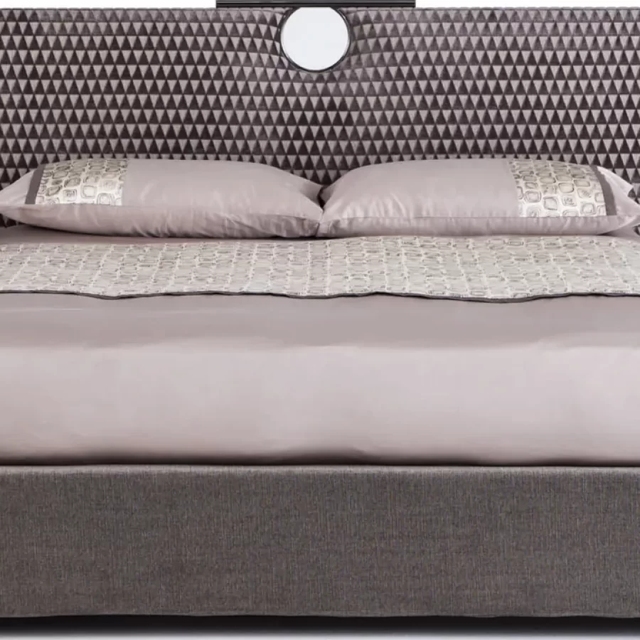 Bay Bed by Cantori, Italian bed, for 160, 180 or 200 x 200 cm mattresses