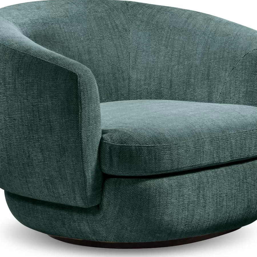 Gabrielle Swivel Armchair by Cantori, accent chair, luxury armchair, 90 cm wide