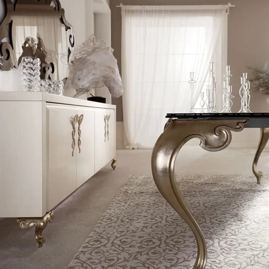 George Dining Table by Cantori, made to order in Italy, dining table, 212 cm wide