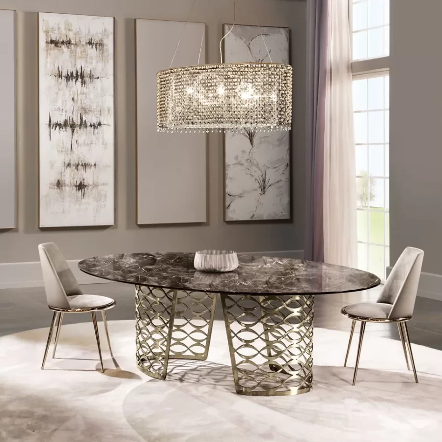 Isidoro Dining Table by Cantori, modern dining table, 220 x 140 cm