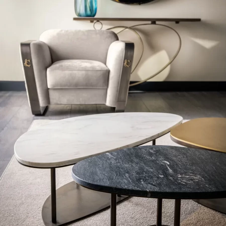 Ninfea Coffee Tables by Cantori, modern coffee table, 51 to 104 cm wide