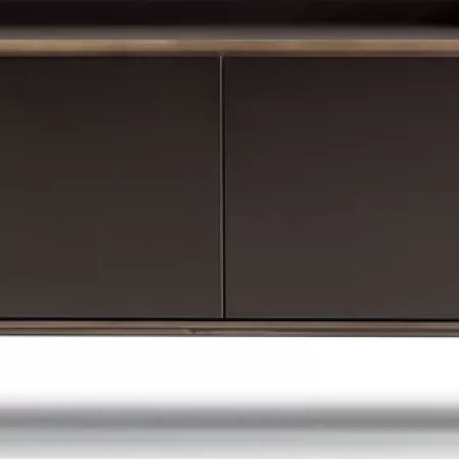 Oasi TV Unit by Cantori, made to order in Italy, luxury TV stand, 241 cm wide