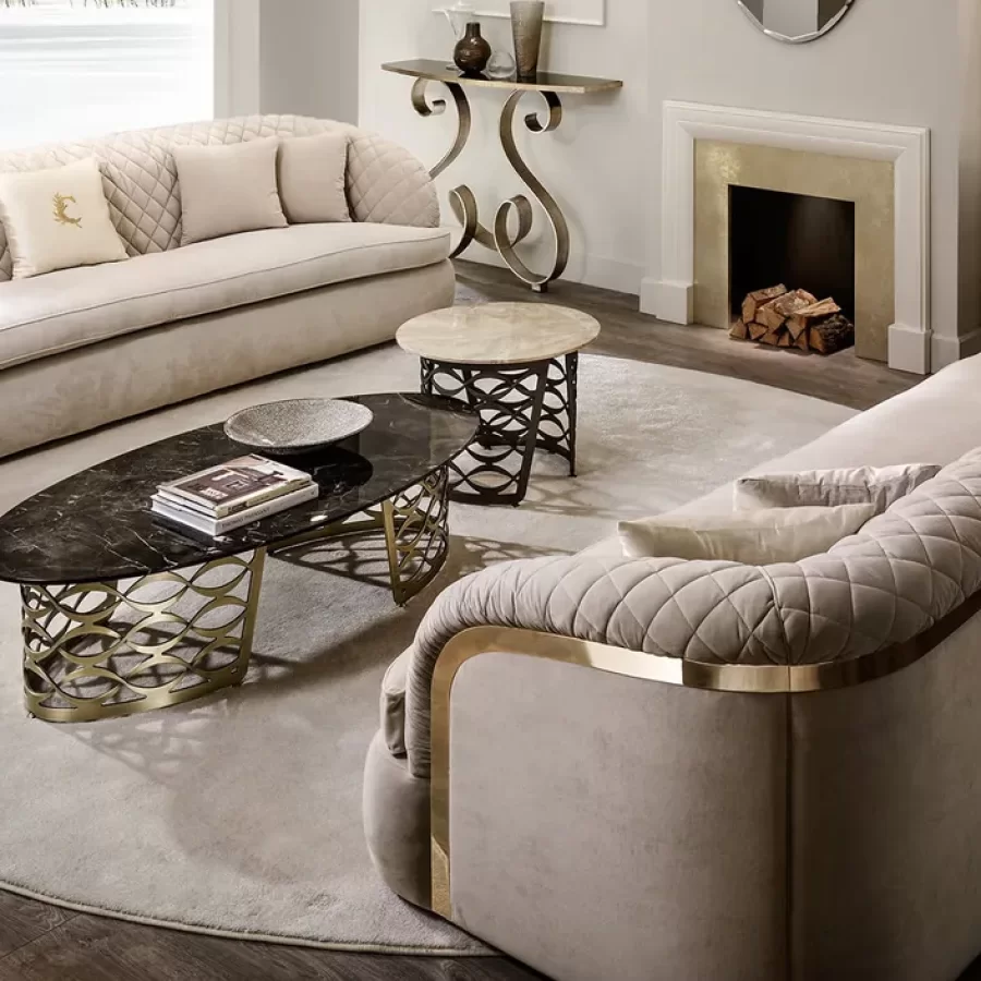 Portofino Sofa by Cantori, made to order in Italy, high end sofa, 286 cm wide