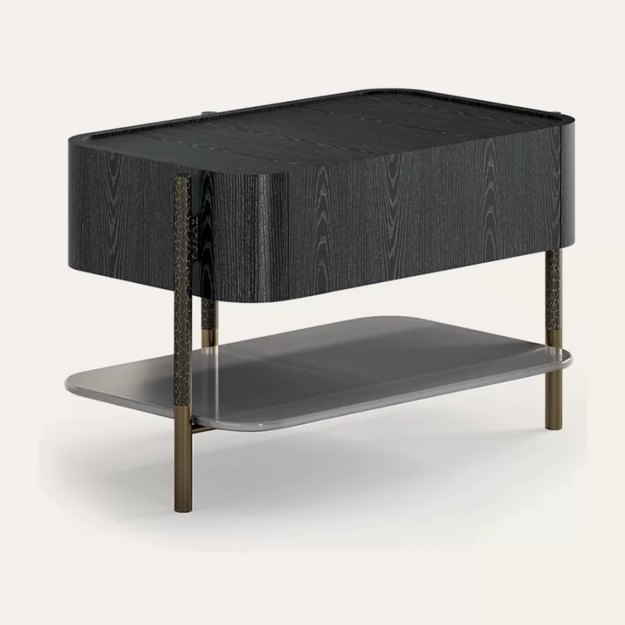 Shanghai Bedside Table by Cantori, luxury bedroom furniture