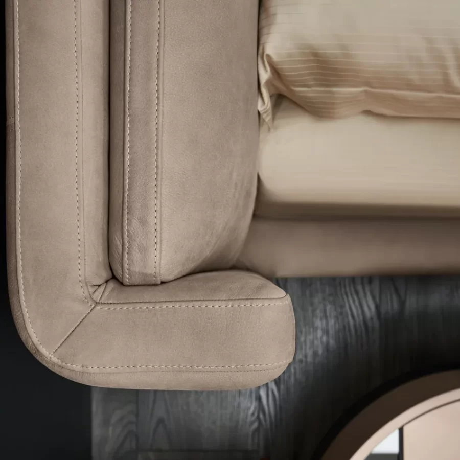 Valley Bed by Cantori, luxury king size bed, for 160, 180 or 200 x 200 cm mattresses