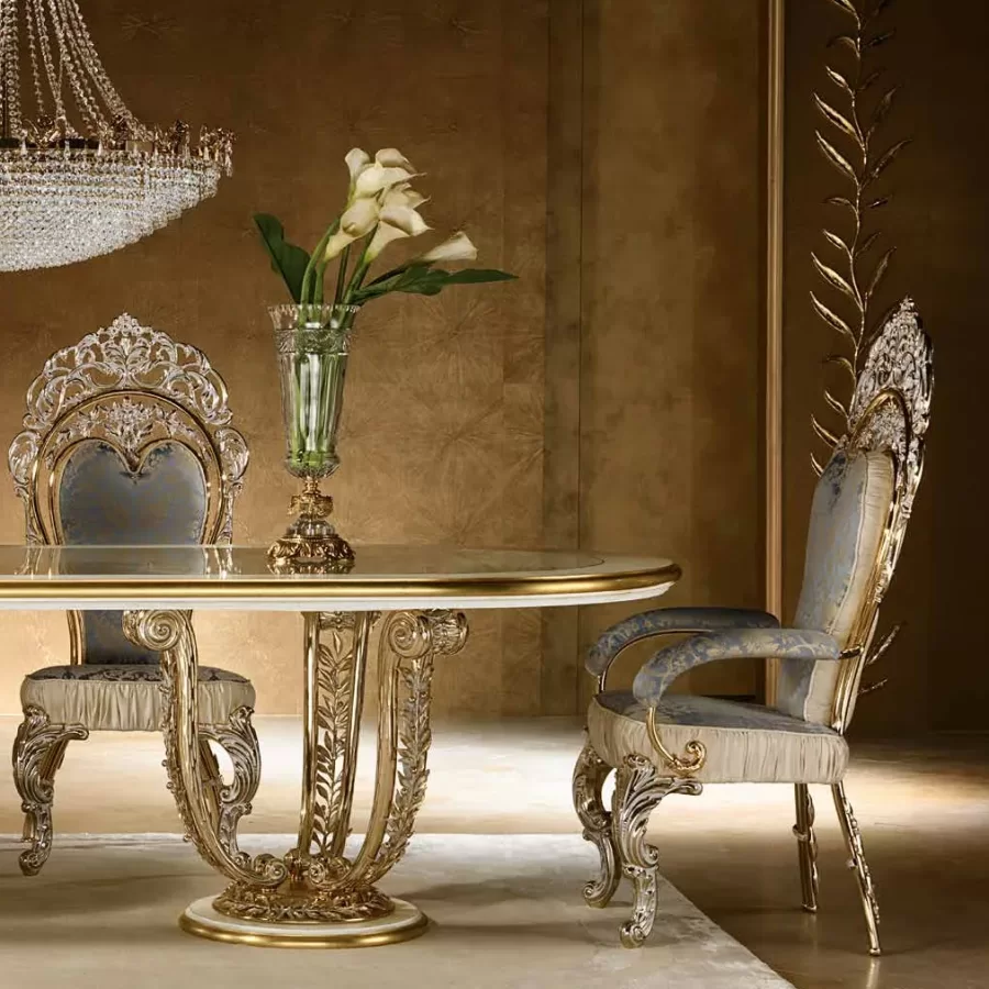 Aida Oval Dining Table AD014 by Cappelletti, luxury dining table, 250 cm wide