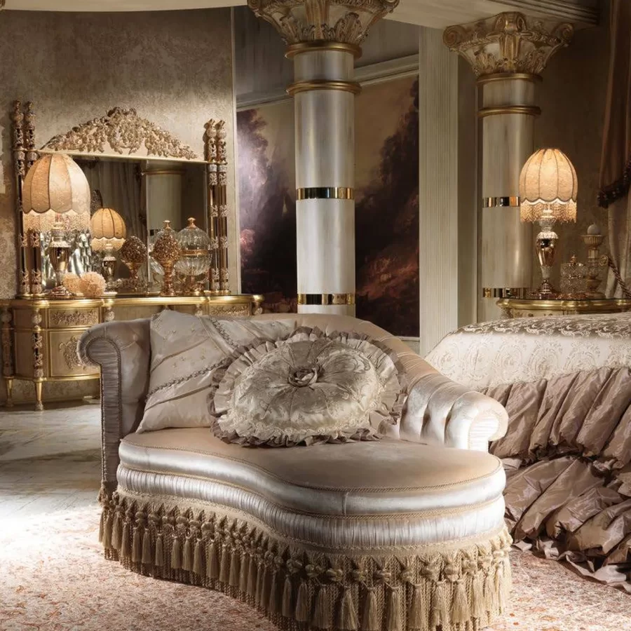Royal Small Dormeuse RY106 by Cappelletti, luxury bedroom furniture