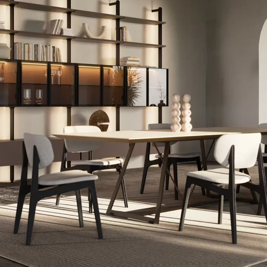 Float Dining Chair by Dall'Agnese, dining room furniture, 46 cm wide