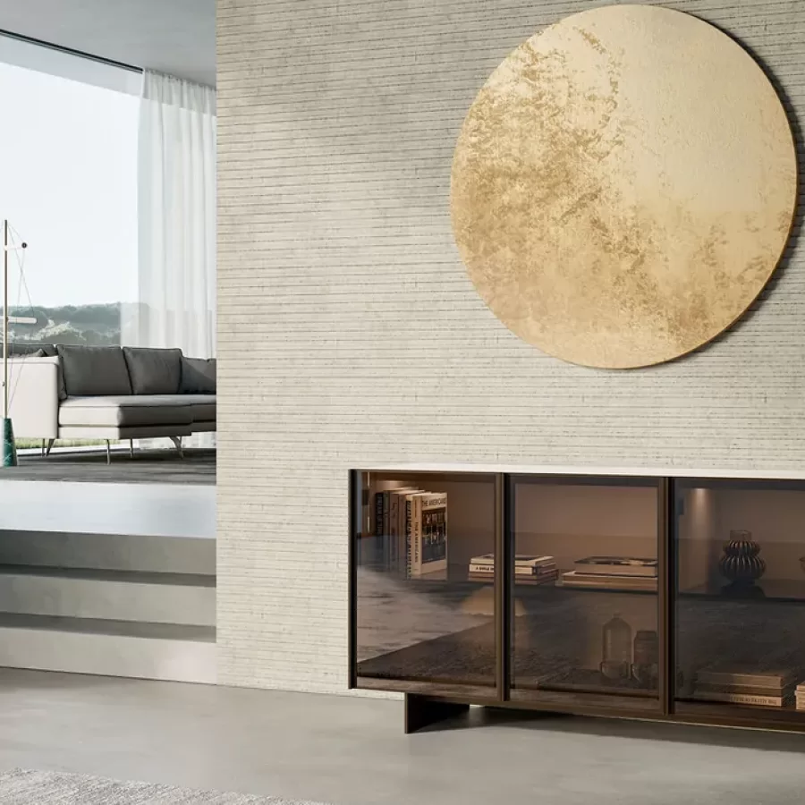 Glass Up Sideboard by Dall'Agnese, dining room sideboard, 90 to 180 cm wide