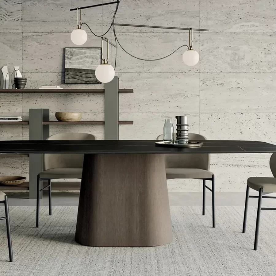 Koniko Dining Table by Dall'Agnese, dining table, 160 to 240 cm wide