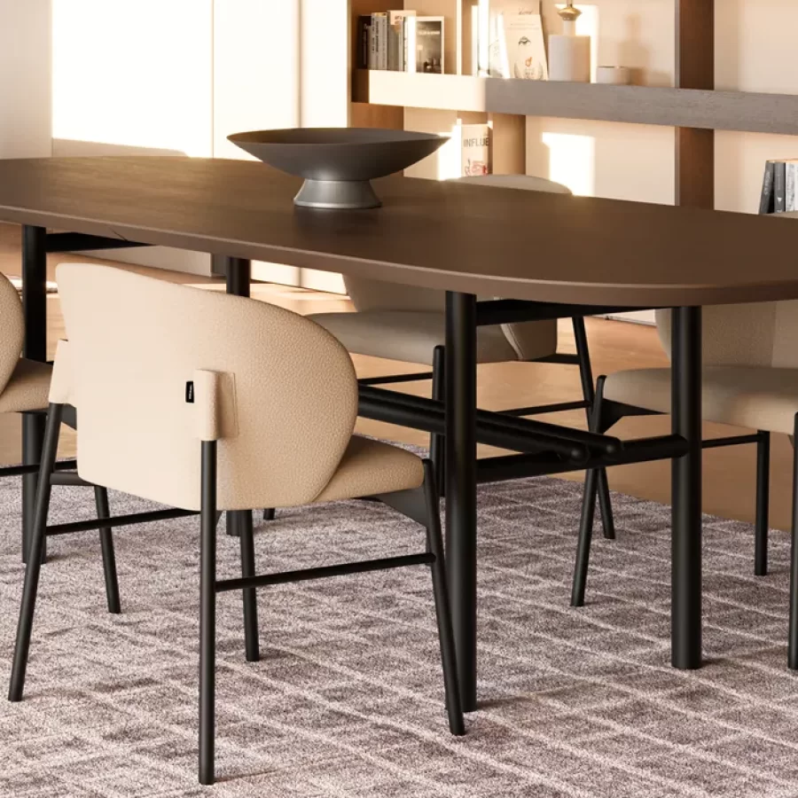 Supernova Dining Table by Dall'Agnese, dining room table, 180 to 240 cm wide