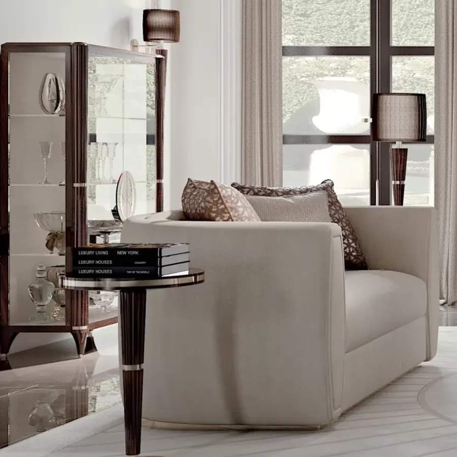 Ellipse Round Side Table by Francesco Pasi, Ellipse collection
