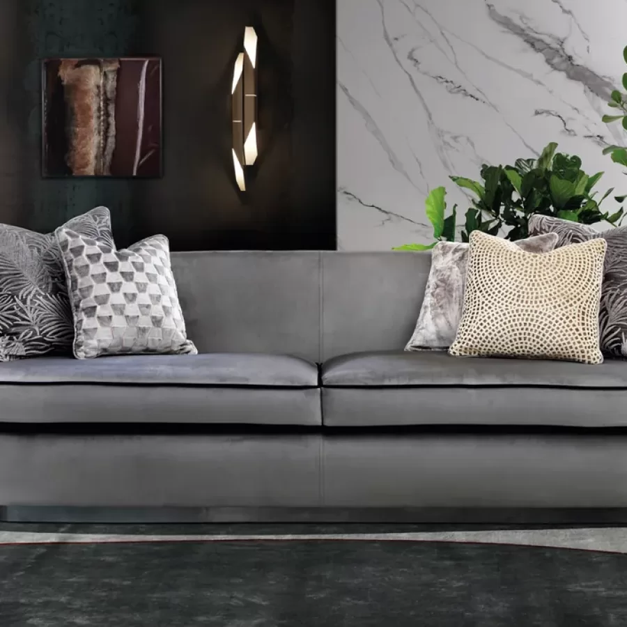 Argon Sofa by Epoque, Italian furniture company for the living room, in leather