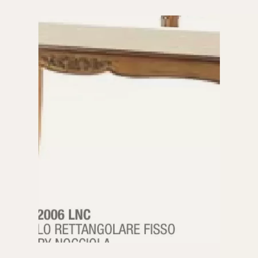 Gran Guardia Fixed Rectangular Table by Francesco Pasi, wood dining table, 200 cm wide