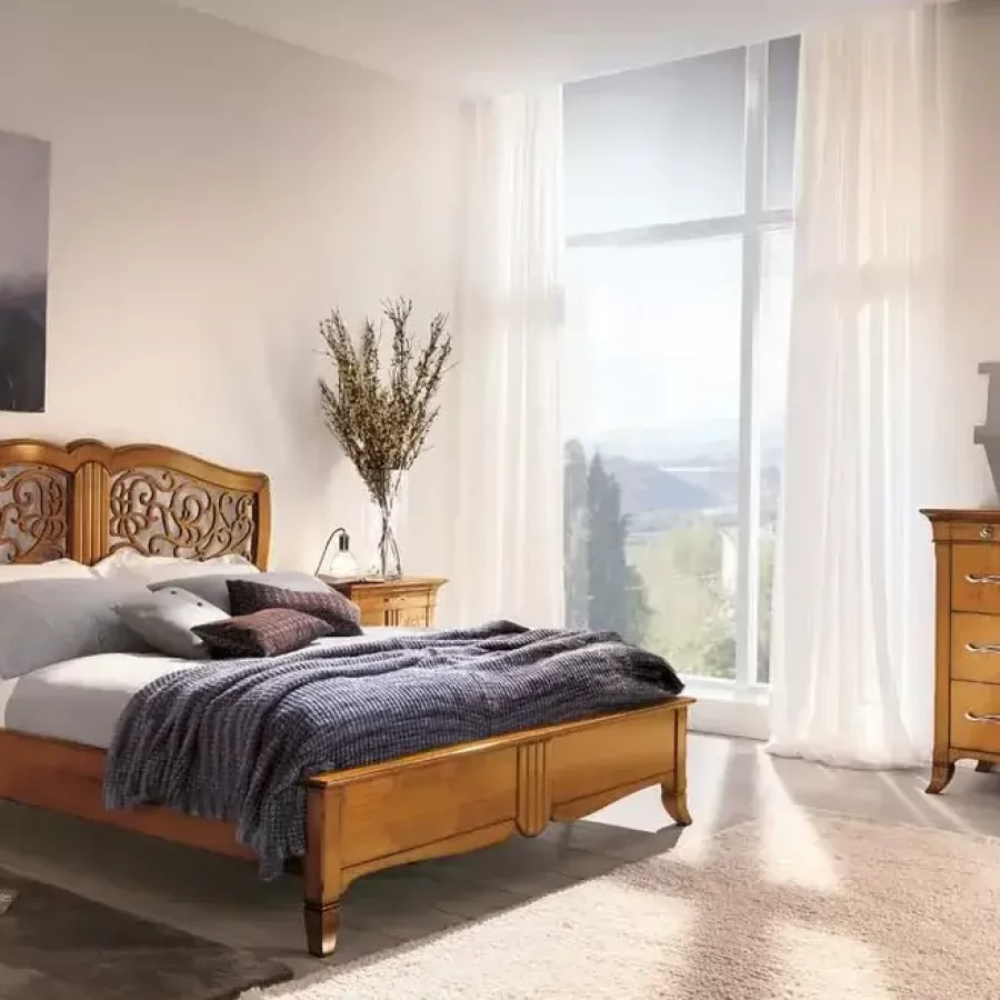 New Deco Nightstand, Natural Facade by Francesco Pasi, for bedroom furniture sets
