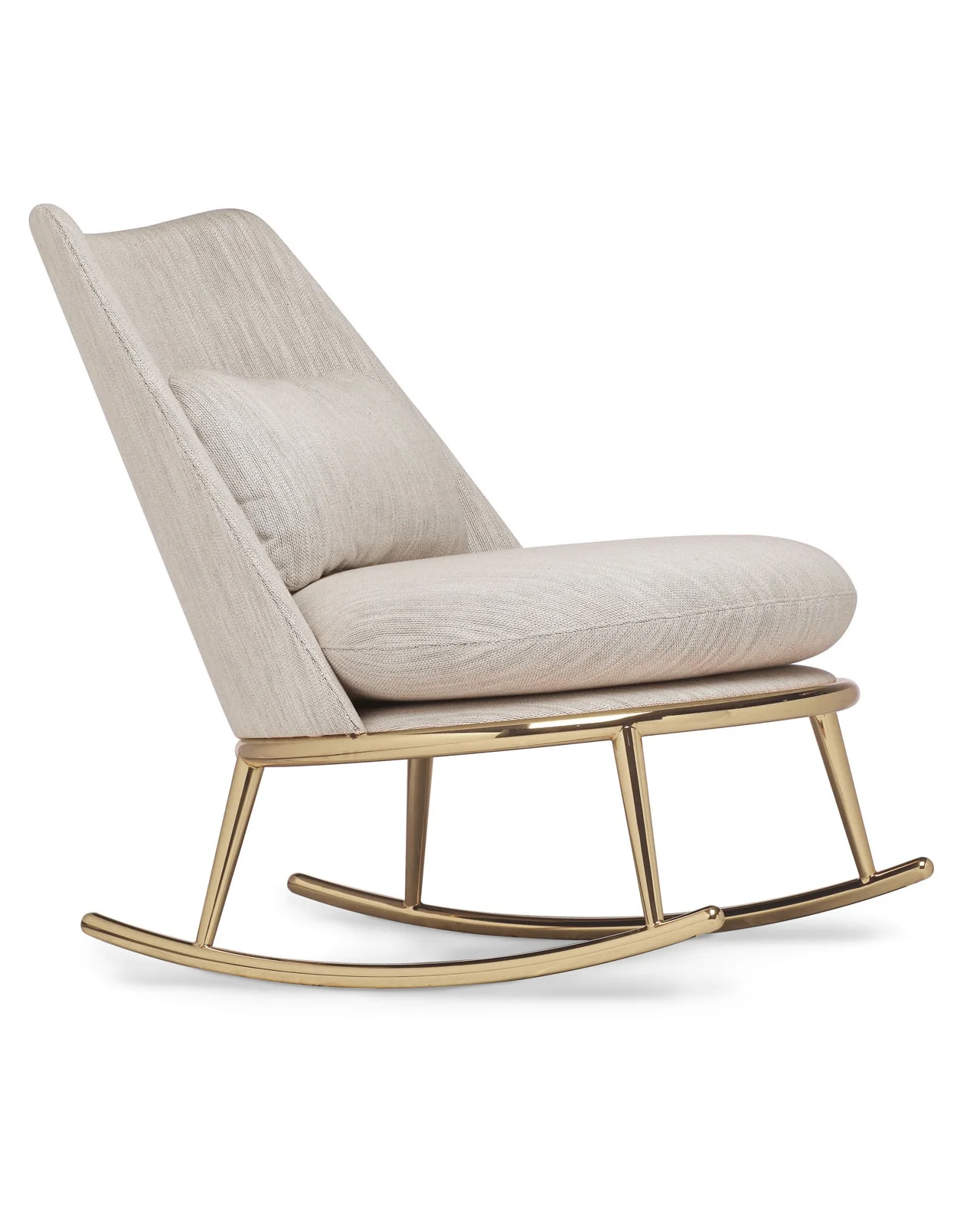 Sedia a dondolo Aurora di Cantori, vista in studio, foto 2 di 4, catalogo Nobili Design