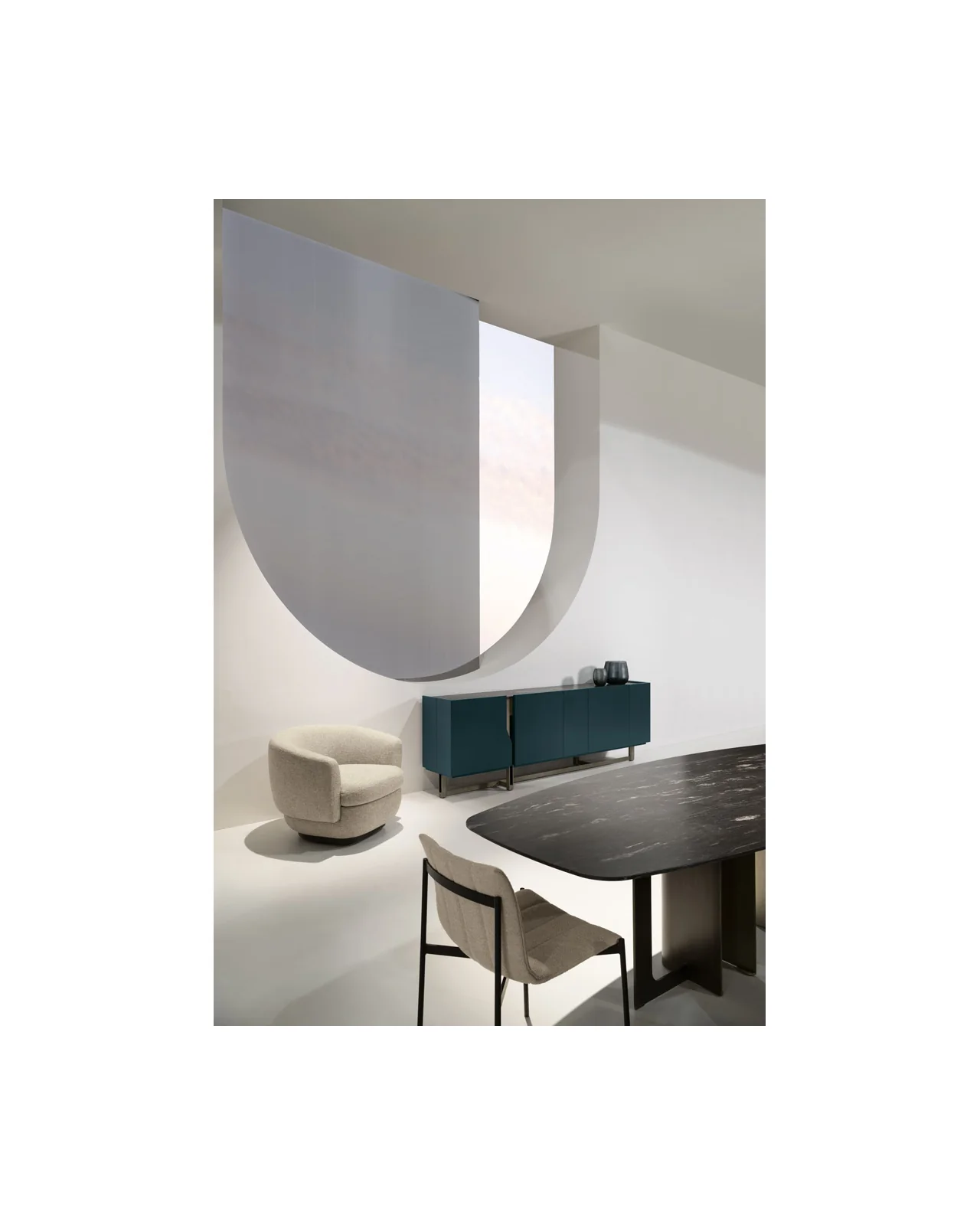 Jackie dining chair by Cantori, in an interior setting, photo 3 of 9
