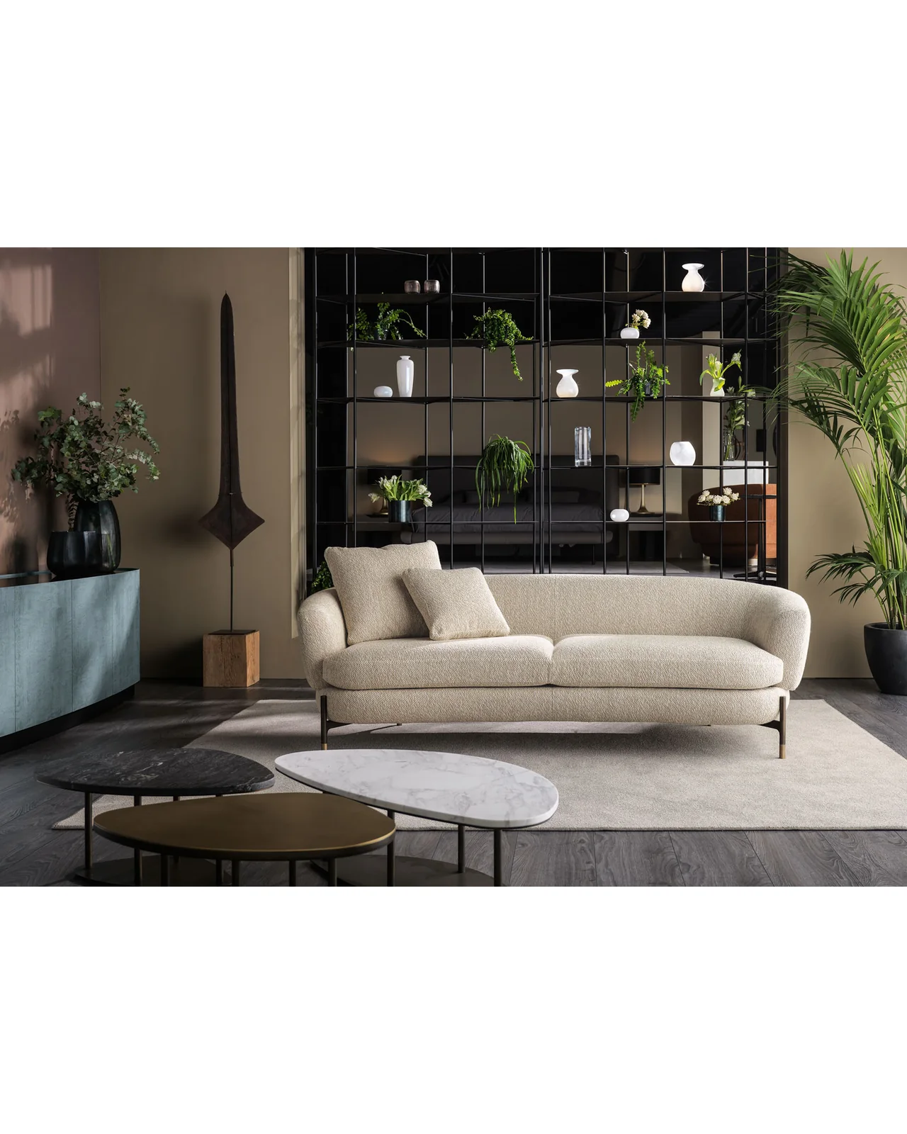 Miami sofa by Cantori, in an interior setting, photo 3 of 6, Nobili Design catalog