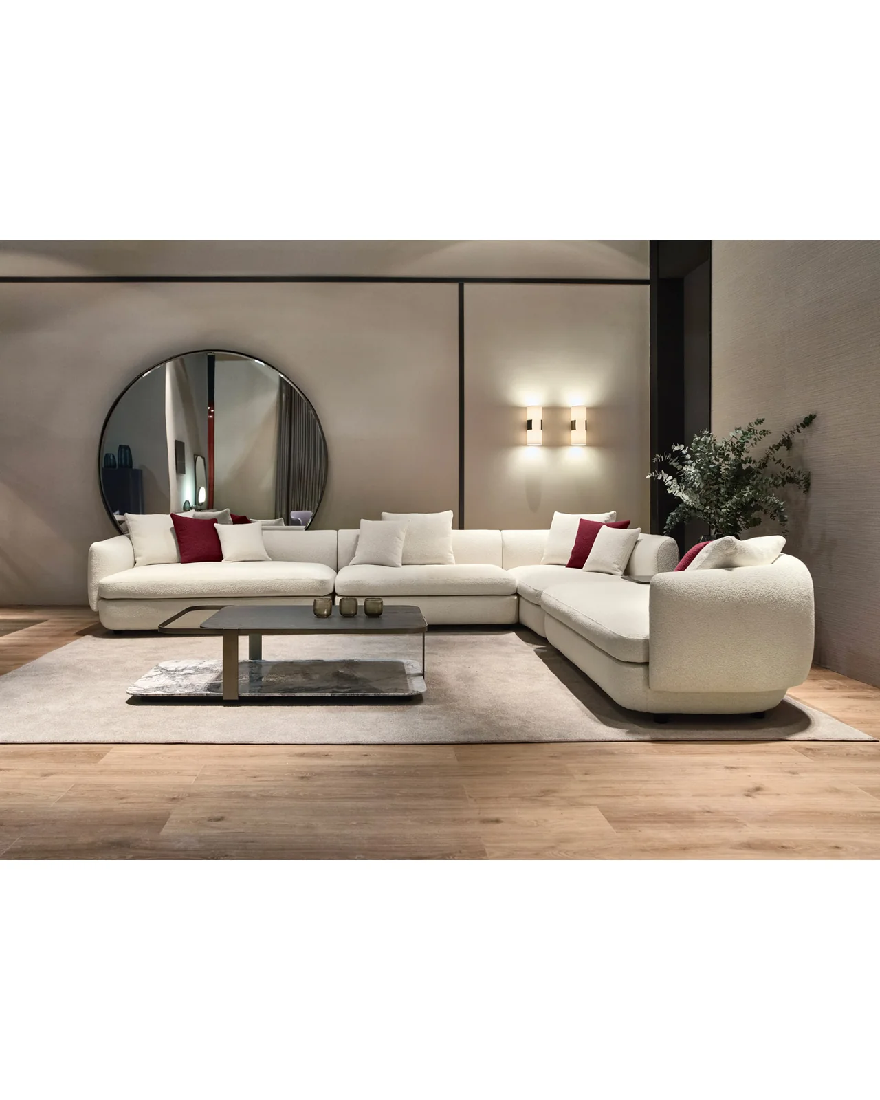 Montecarlo coffee table by Cantori, in an interior setting, photo 3 of 8