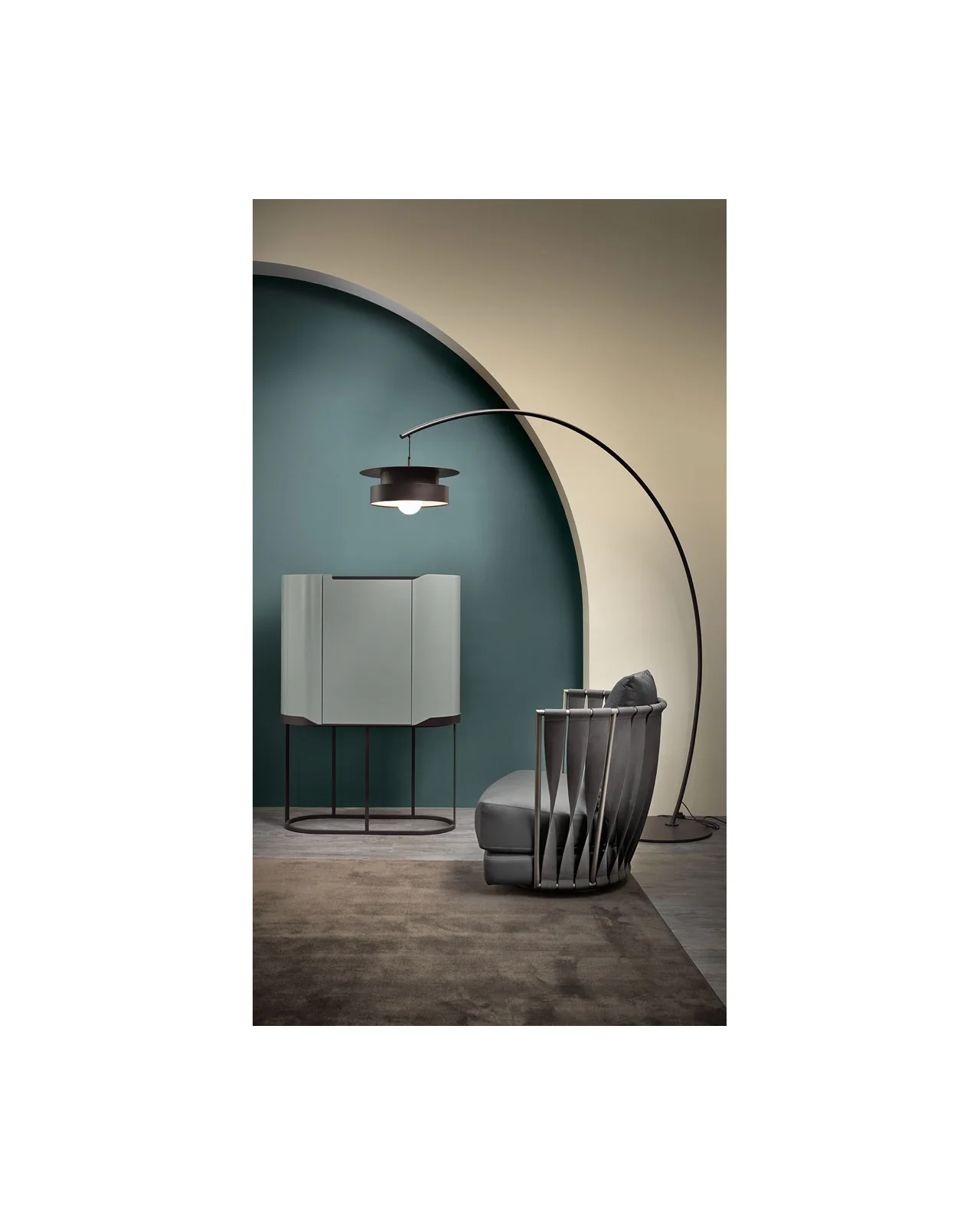 Oasi cabinet by Cantori, in an interior setting, photo 2 of 15