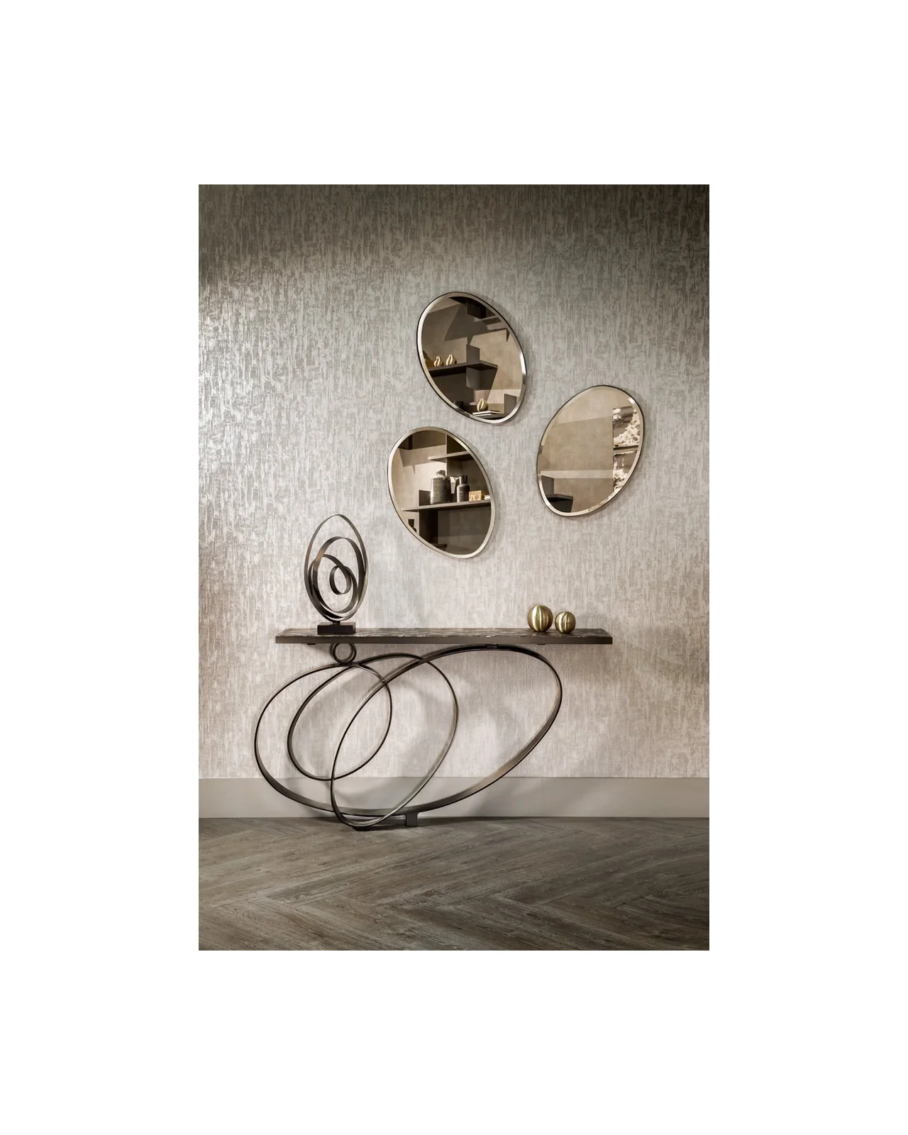 Rodin console table by Cantori, in an interior setting, photo 4 of 5