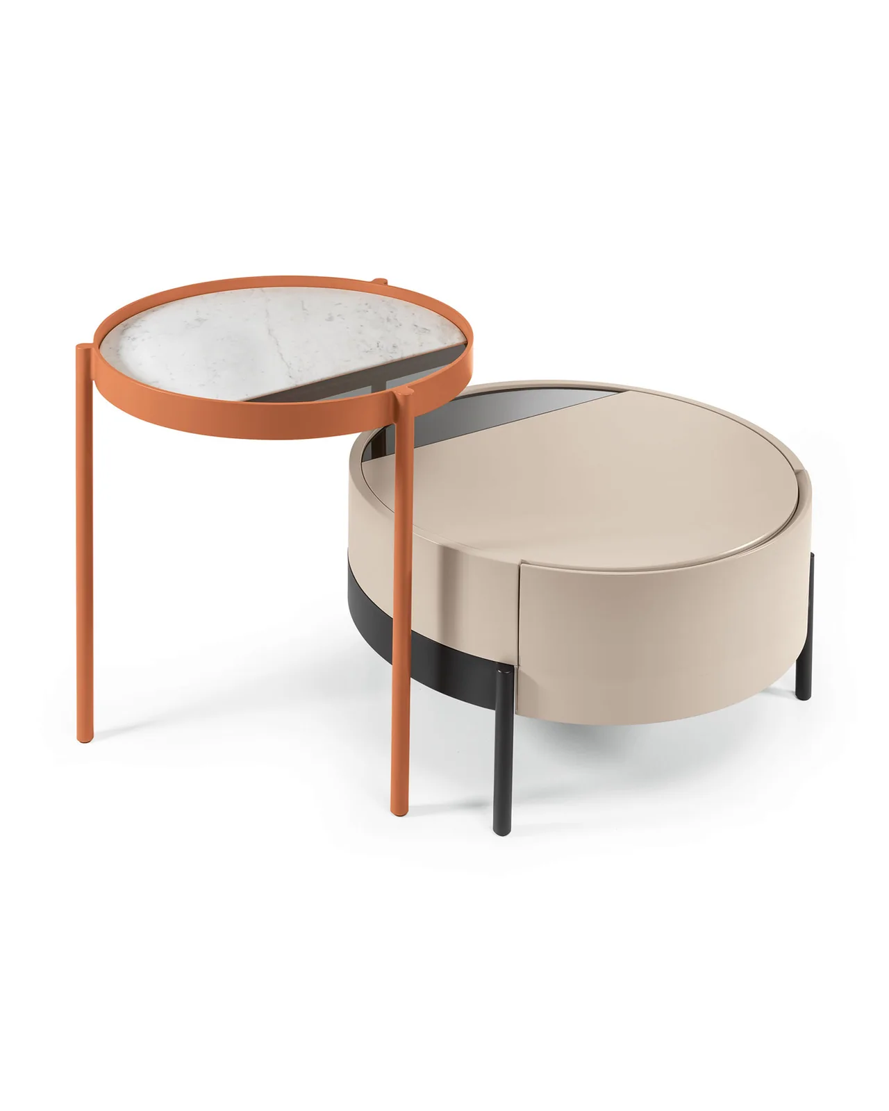 Valley bedside table by Cantori, studio view, photo 1 of 4, Nobili Design catalog